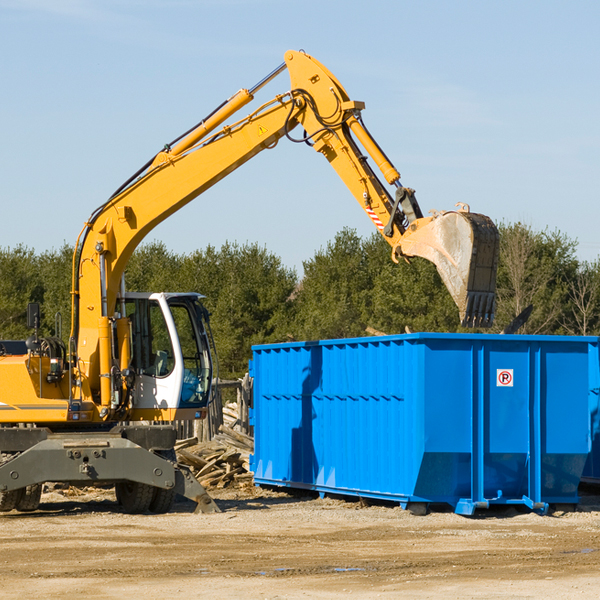 can i choose the location where the residential dumpster will be placed in Pilot Mountain